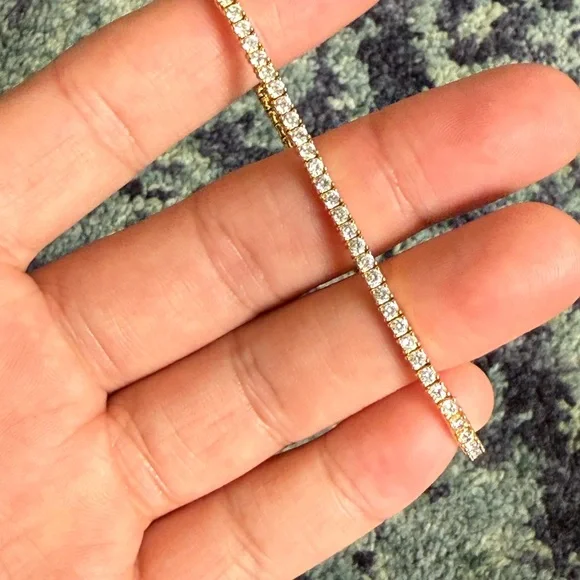 Roxanne Asoulin Gold Plated Rally Tennis Bracelet - Picture 7 of 8